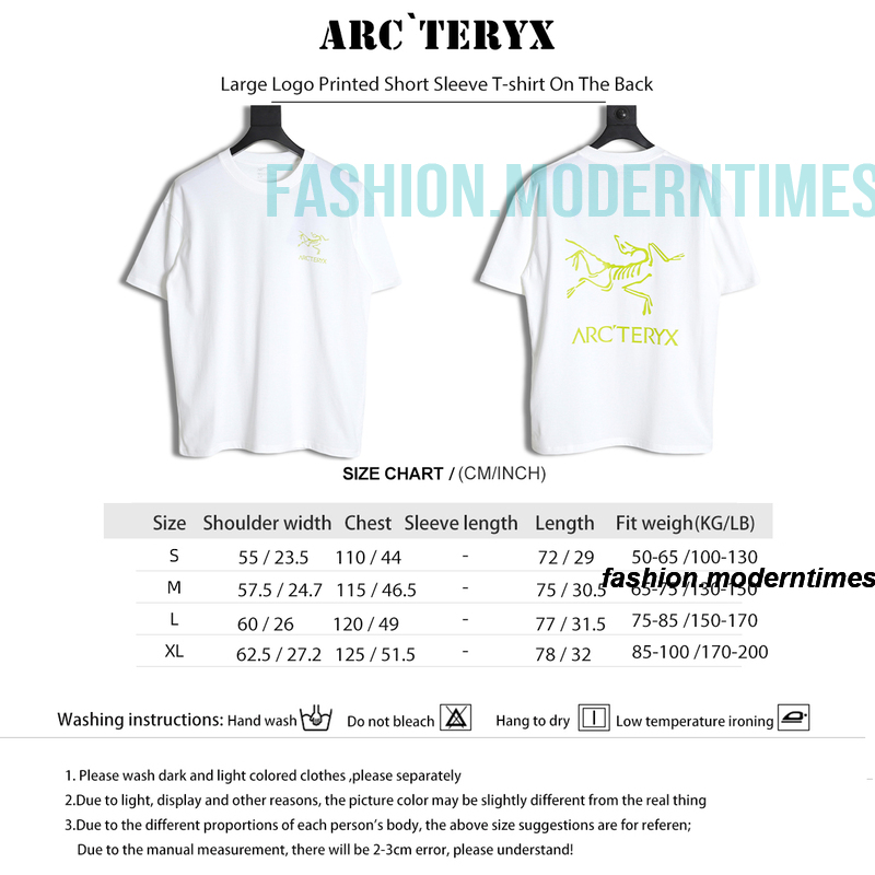Arc Teryx - Large Logo Printed Short Sleeve T-shirt On The Back Arc Teryx - Large Logo Printed Short Sleeve T-shirt On The Back
